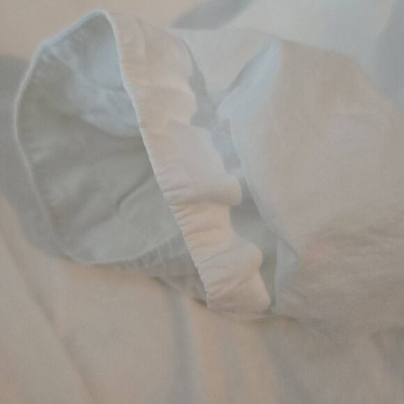 James Perse Poplin Shirt Button Down Double layered Fabric size 4 XL *Stain - Picture 11 of 12